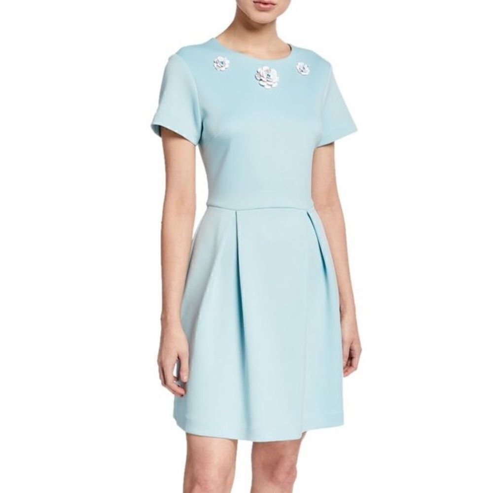 Betsey Johnson Embellished Blue Dress